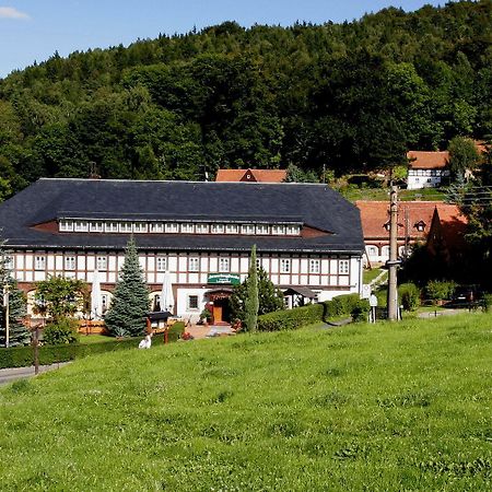 Wanderhotel Sonnebergbaude Waltersdorf  Bagian luar foto