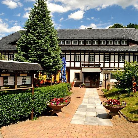 Wanderhotel Sonnebergbaude Waltersdorf  Bagian luar foto