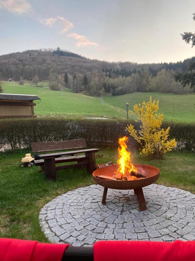 Wanderhotel Sonnebergbaude Waltersdorf  Bagian luar foto